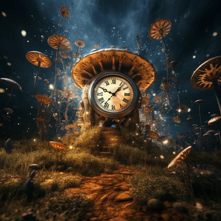 Magic Mushroom Effects: Time Dilation